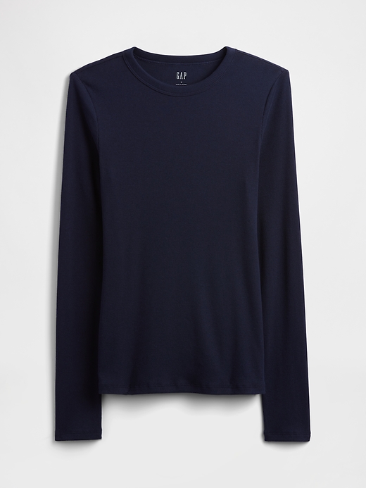 Image number 5 showing, Essential Ribbed Crewneck T-Shirt