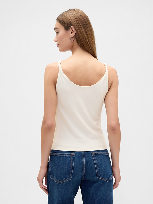 Image number 2 showing, Stretch Jersey Twist Tank Top