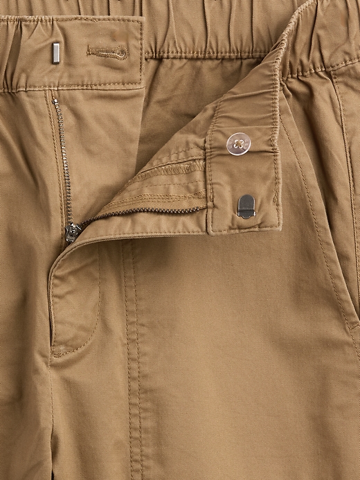 Image number 8 showing, High Rise Easy Wide-Leg Khakis