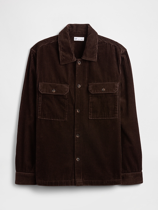 Image number 5 showing, Relaxed Corduroy Overshirt
