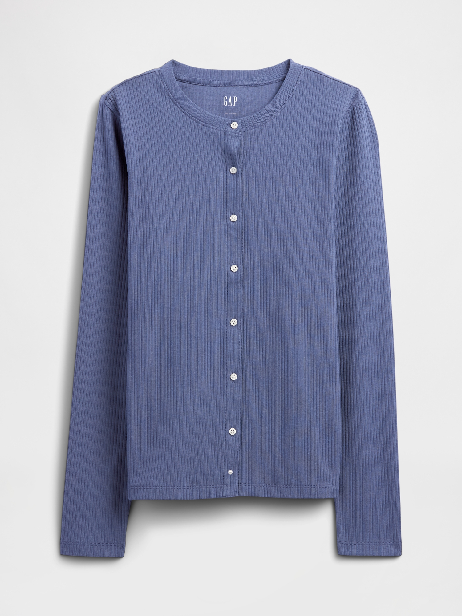 Ribbed Button-Up Top | Gap Factory