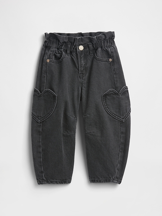 Image number 1 showing, babyGap Paperbag Horseshoe Jeans