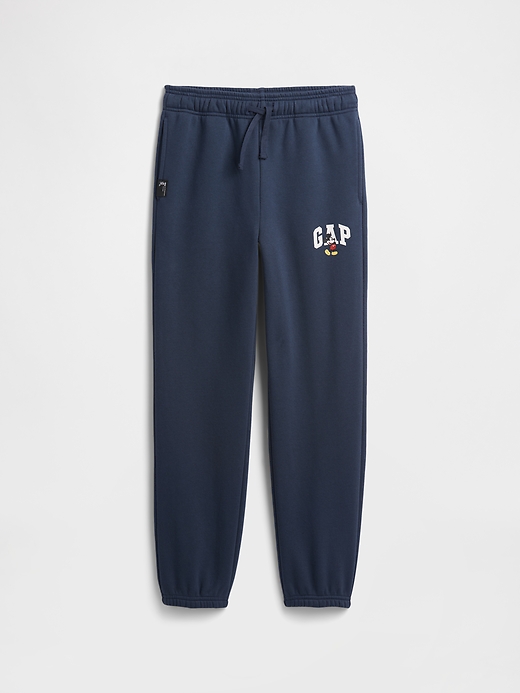 Image number 1 showing, GapKids × Disney Mickey Mouse Relaxed Logo Joggers