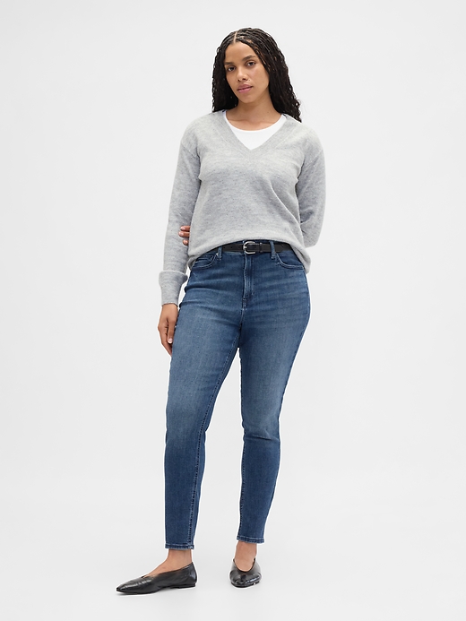 Image number 5 showing, High Rise Universal Skinny Jeans