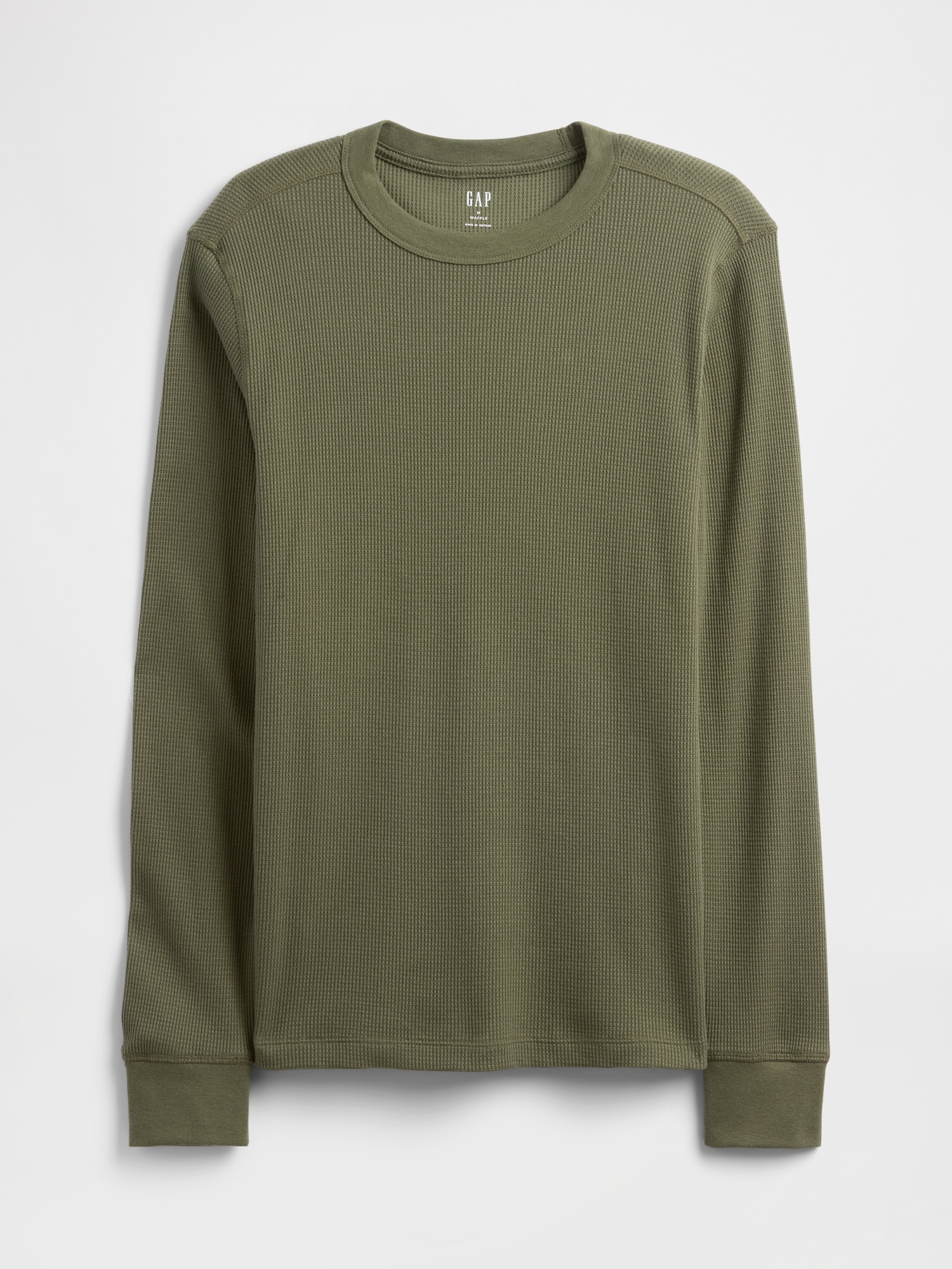 Waffle-Knit Crewneck T-Shirt | Gap Factory
