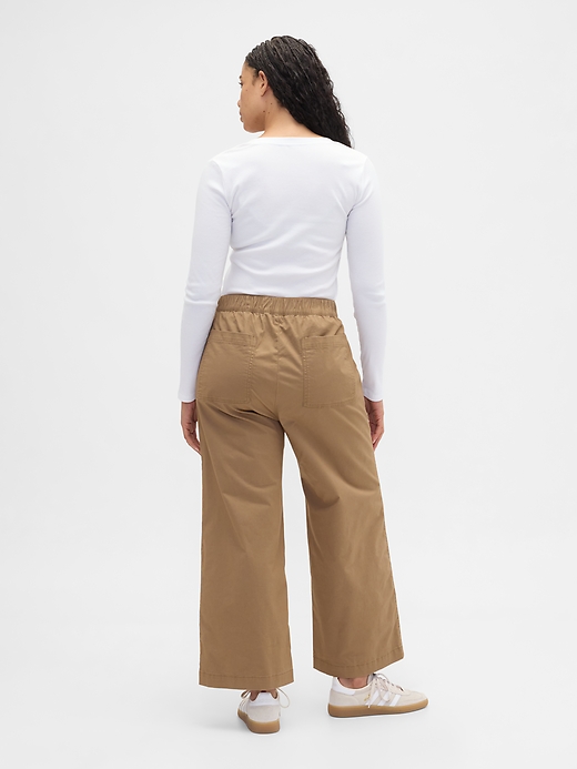 Image number 6 showing, High Rise Easy Wide-Leg Khakis