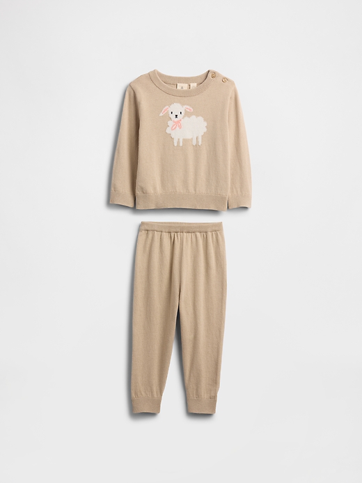 Image number 1 showing, Baby Two-Piece Sweater Set