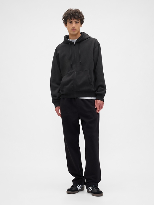 Image number 3 showing, Adult Vintage Soft Oversized Zip Hoodie