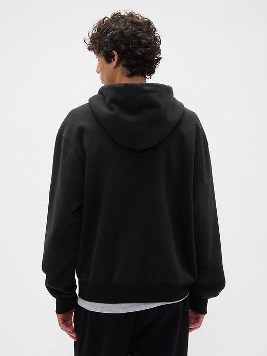 Image number 2 showing, Adult Vintage Soft Oversized Zip Hoodie