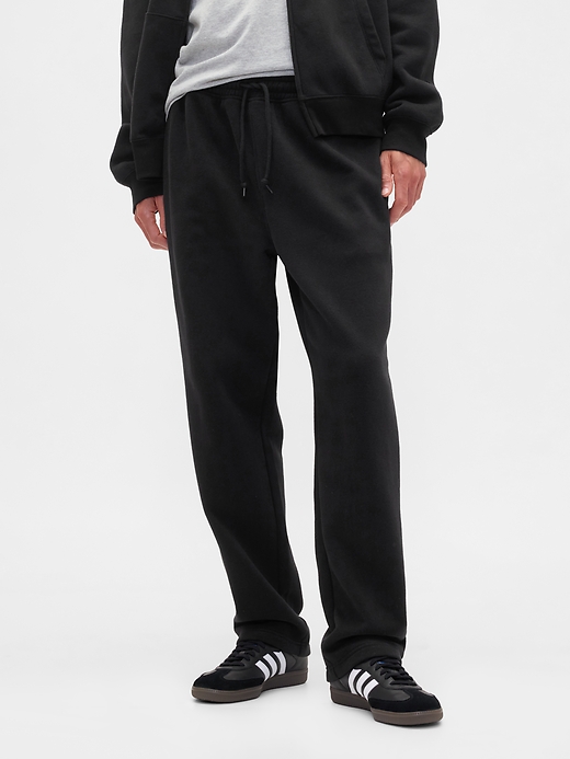 L'image numéro 3 présente Pantalon en coton ouaté à jambe droite VintageDoux