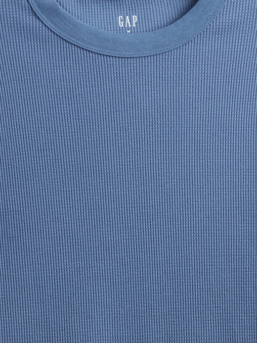 Image number 4 showing, Waffle-Knit Crewneck T-Shirt