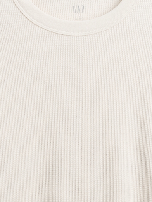 Image number 4 showing, Waffle-Knit Crewneck T-Shirt