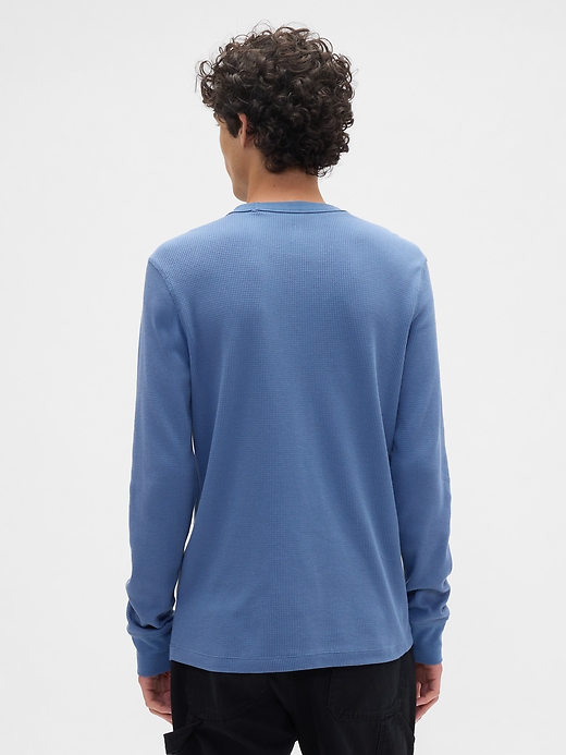 Image number 2 showing, Waffle-Knit Crewneck T-Shirt