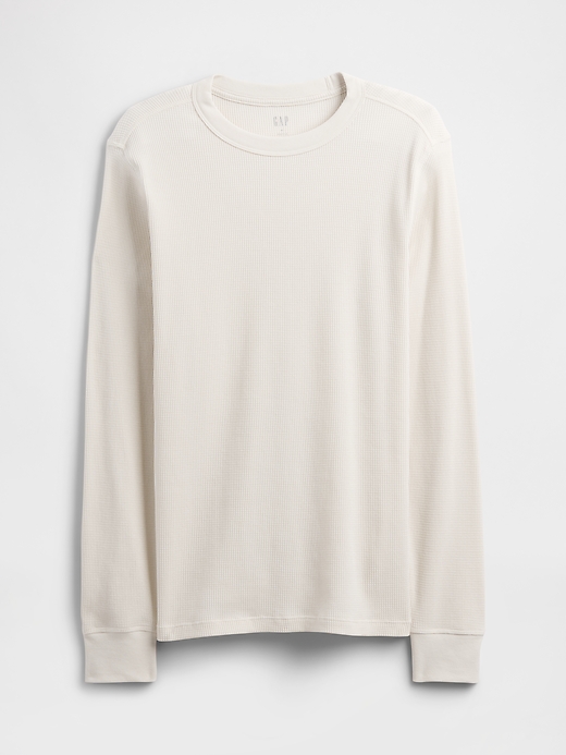 Image number 5 showing, Waffle-Knit Crewneck T-Shirt