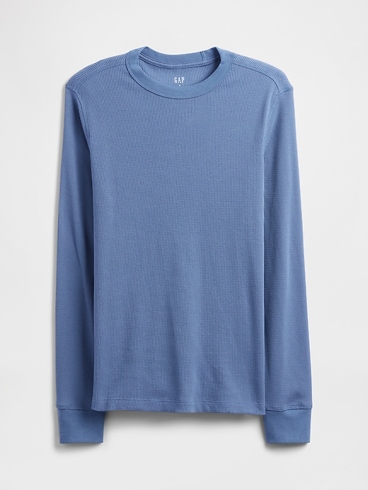 Image number 5 showing, Waffle-Knit Crewneck T-Shirt