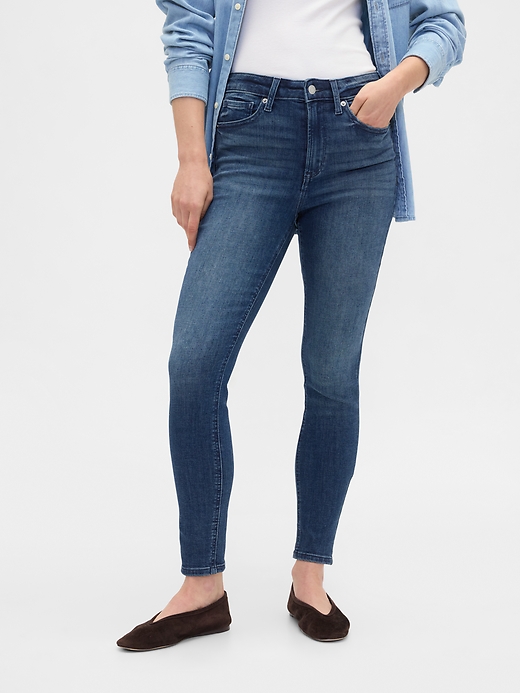 Image number 2 showing, High Rise Universal Skinny Jeans