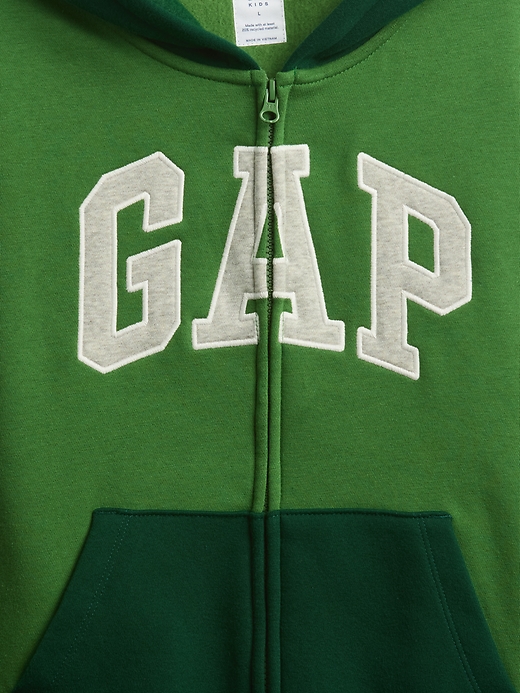 Image number 3 showing, Kids Relaxed Gap Logo Colorblock Zip Hoodie