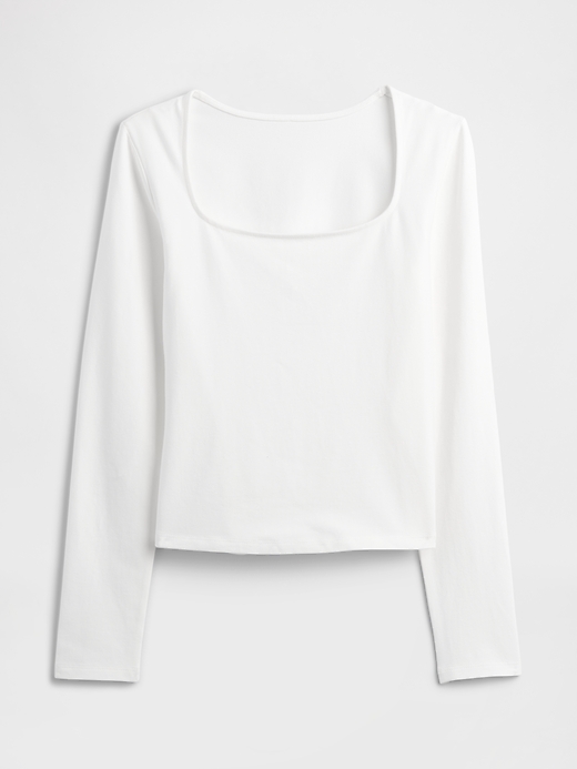 Image number 5 showing, Stretch Jersey Scoopneck Top