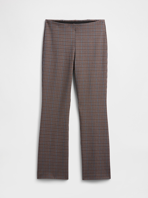 Image number 7 showing, High Rise Ponte Flare Crop Pants