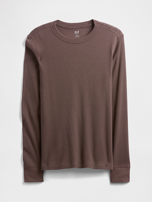 Image number 5 showing, Waffle-Knit Crewneck T-Shirt