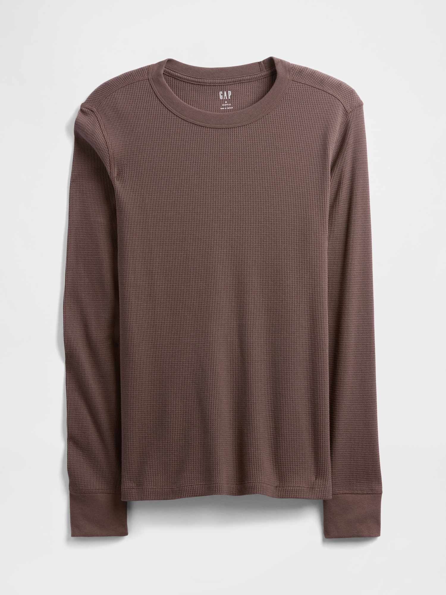 Waffle-Knit Crewneck T-Shirt | Gap Factory