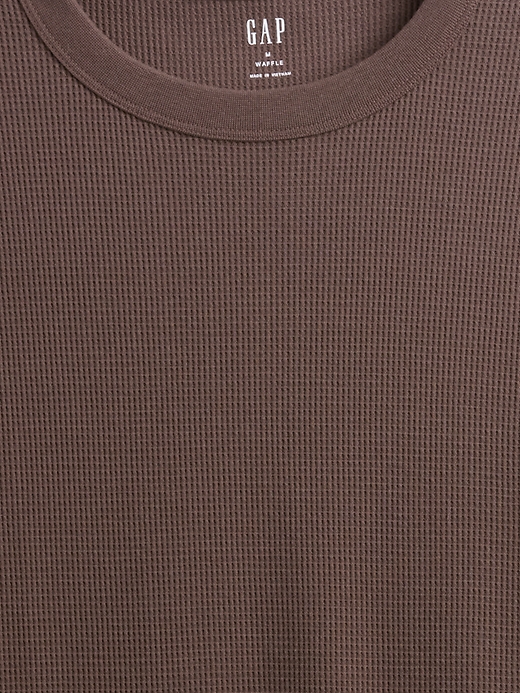 Image number 4 showing, Waffle-Knit Crewneck T-Shirt
