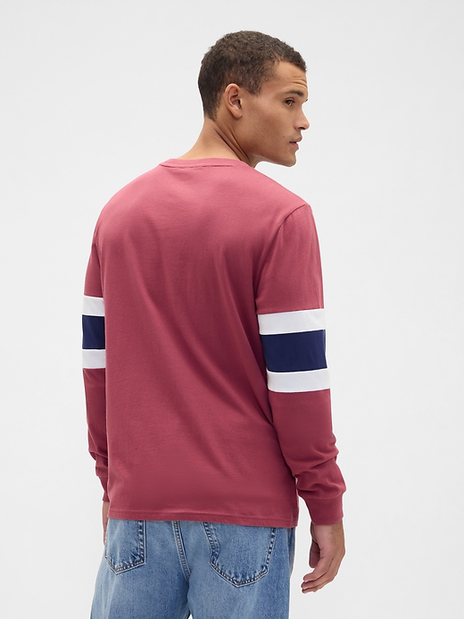 Image number 2 showing, Everyday Soft Varsity Crewneck T-Shirt