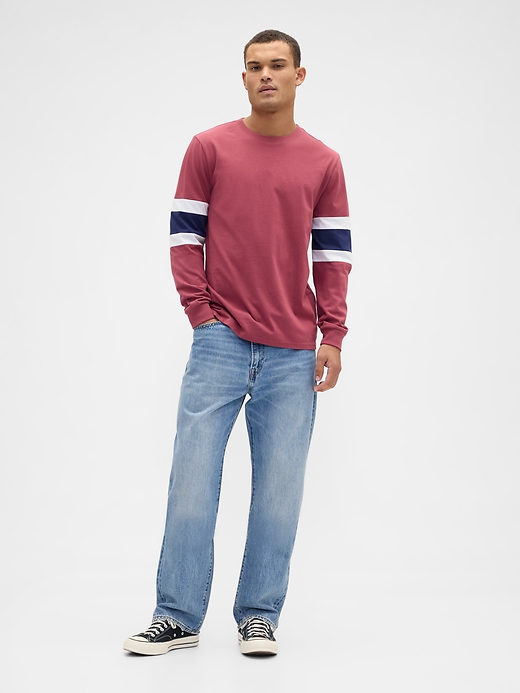 Image number 3 showing, Everyday Soft Varsity Crewneck T-Shirt