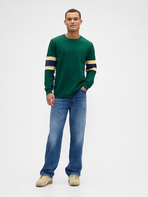 Image number 3 showing, Everyday Soft Varsity Crewneck T-Shirt