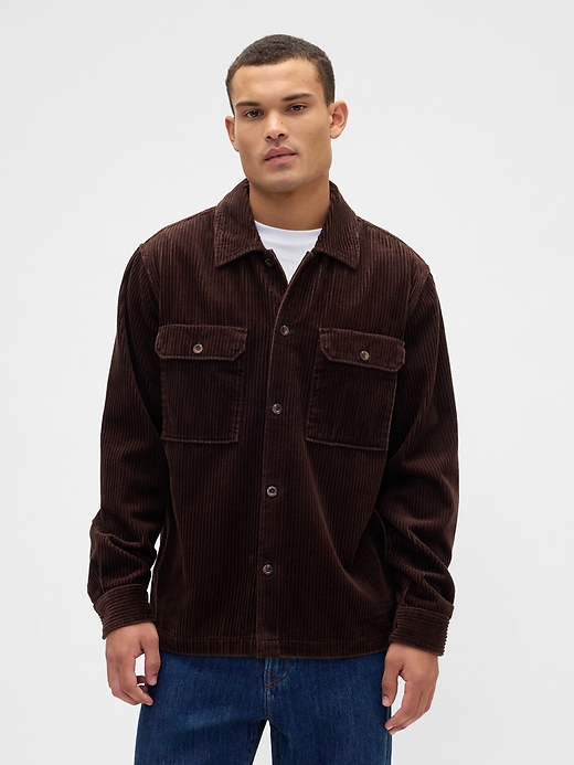 Image number 1 showing, Relaxed Corduroy Overshirt