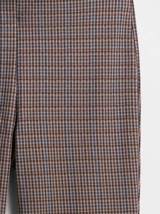 Image number 8 showing, High Rise Ponte Flare Crop Pants