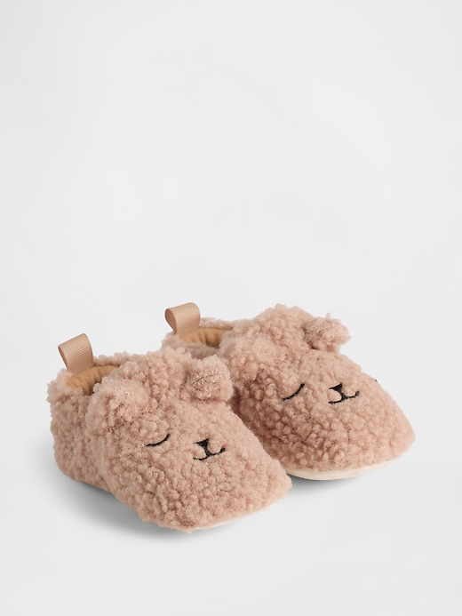Image number 2 showing, Baby Brannan Bear Sherpa Slippers
