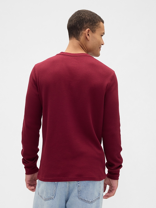 Image number 2 showing, Waffle-Knit Crewneck T-Shirt