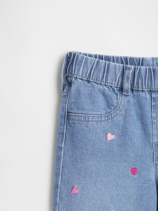 Image number 3 showing, babyGap Pull-On Wide-Leg Jeans