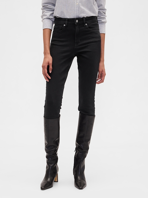 Image number 2 showing, High Rise Universal Skinny Jeans
