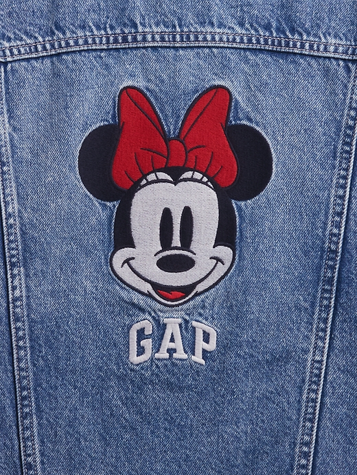 Image number 4 showing, GapKids × Disney Minnie Mouse Relaxed Icon Denim Jacket