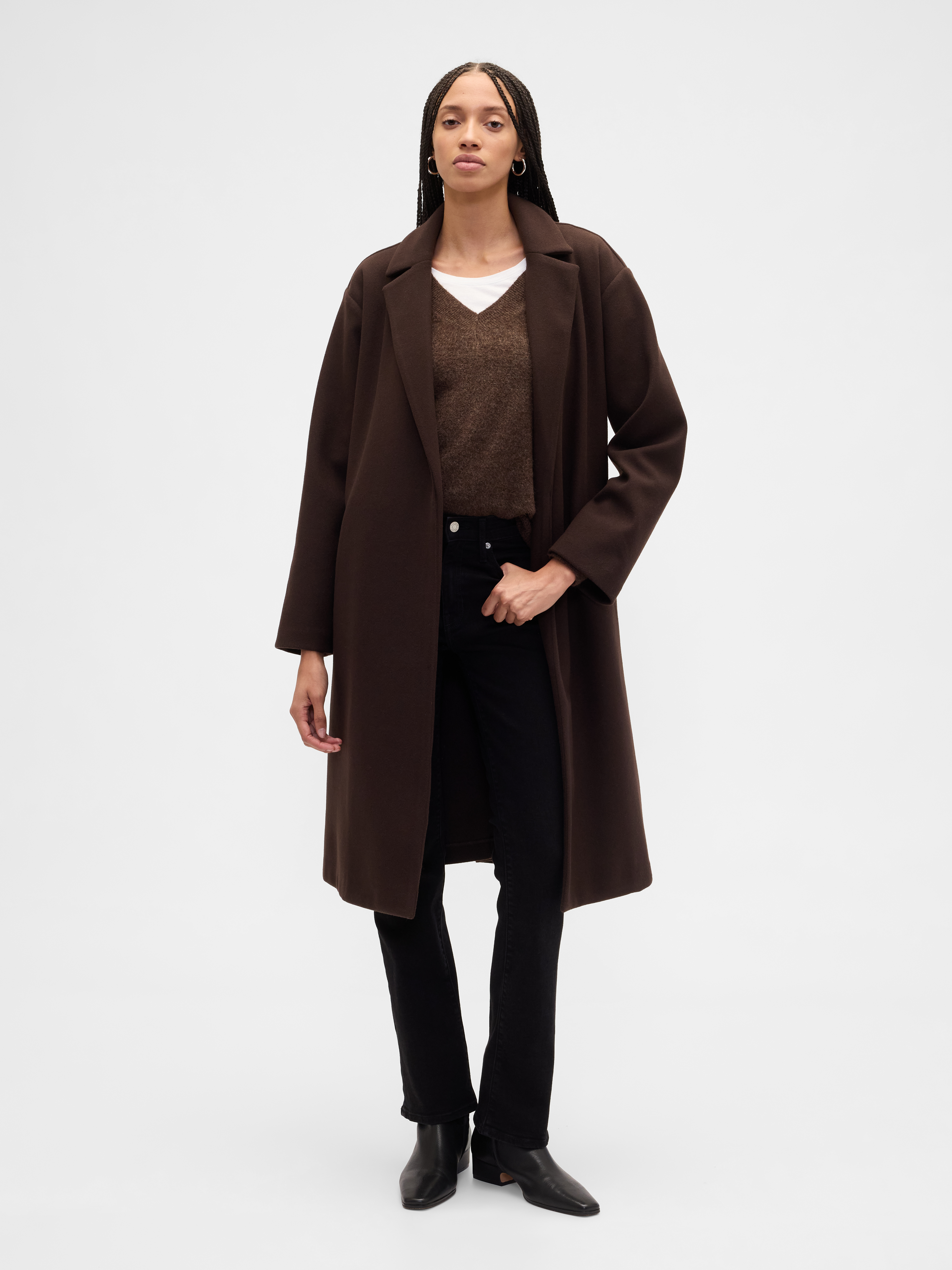 Relaxed Wrap Coat | Gap Factory