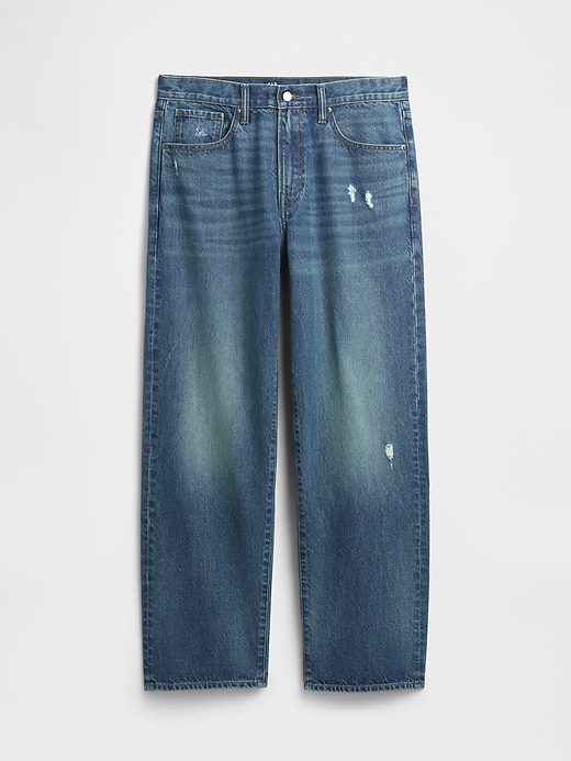 Image number 6 showing, Distressed Relaxed Jeans