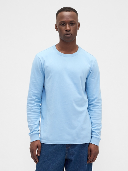 L'image numéro 1 présente T-shirt ras du cou doux de tous les jours