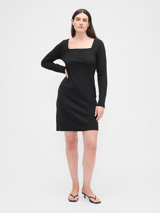 Image number 4 showing, Squareneck Mini Dress