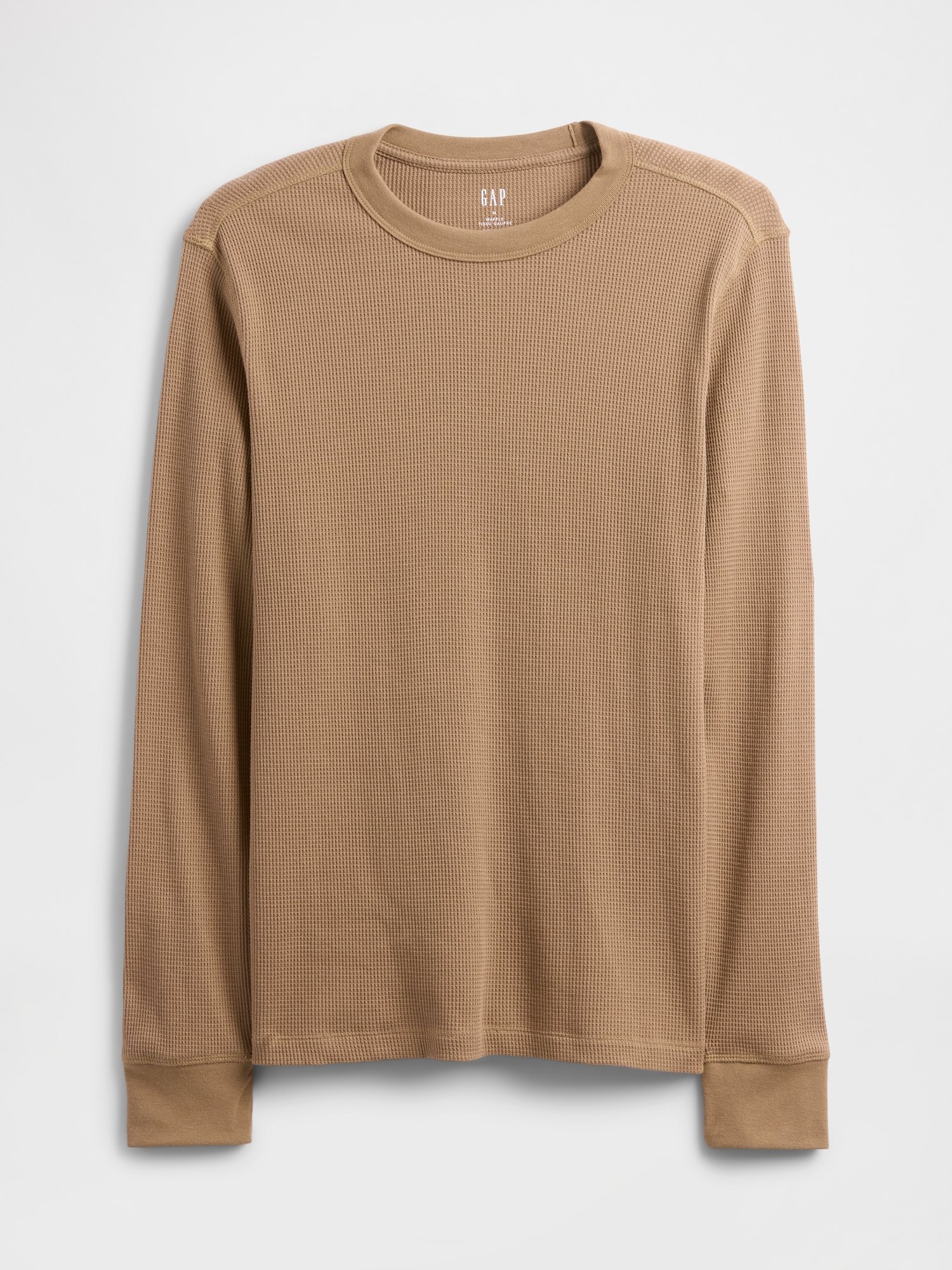 Waffle-Knit Crewneck T-Shirt | Gap Factory