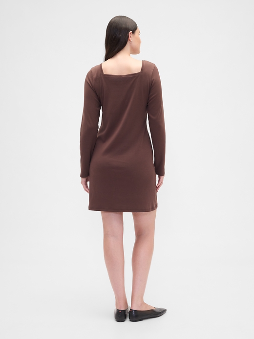 Image number 5 showing, Squareneck Mini Dress
