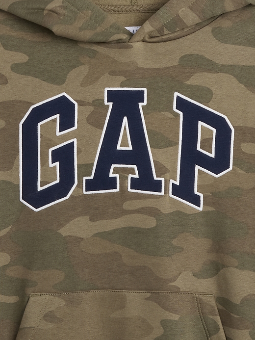 Image number 3 showing, Kids Relaxed Gap Logo Camo Hoodie