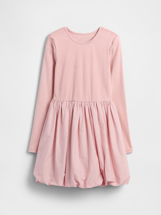 Image number 1 showing, Kids Puff Sleeve Bubble Dress