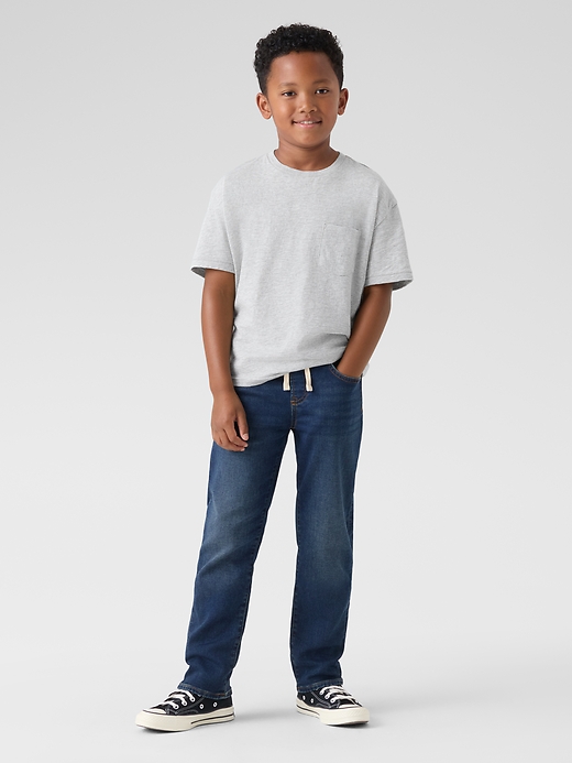 Image number 2 showing, Kids Pull-On Original Straight Sweatpant Jeans