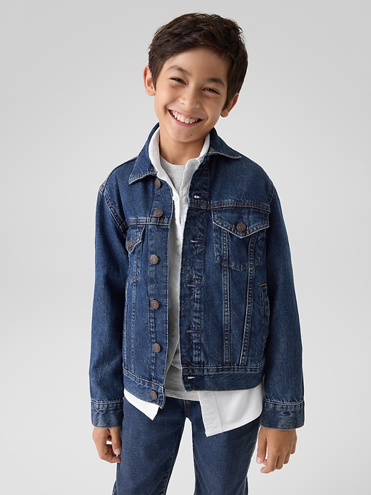 Image number 2 showing, Kids Relaxed Icon Denim Jacket