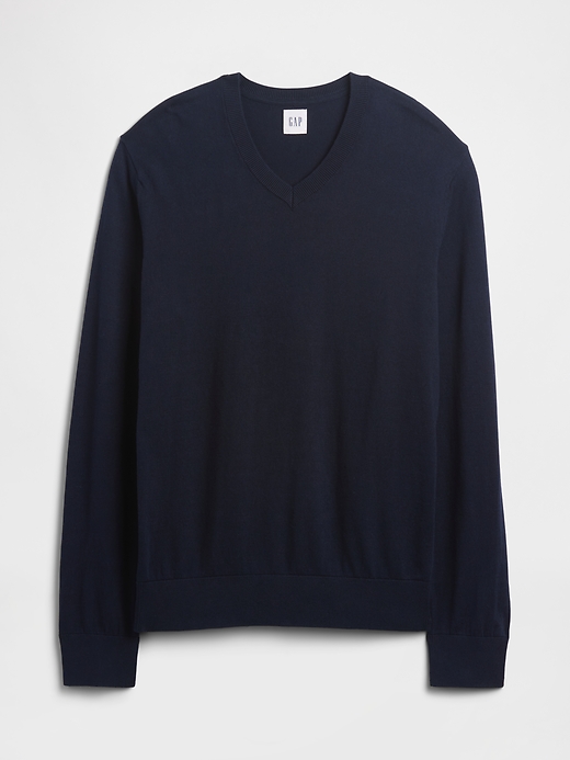 Cotton V-Neck Sweater | Gap Factory