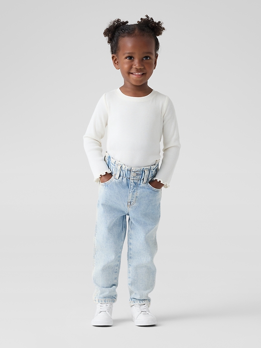 Image number 2 showing, babyGap Paperbag Mom Jeans