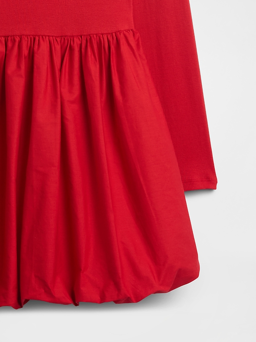 Image number 3 showing, Kids Puff Sleeve Bubble Dress
