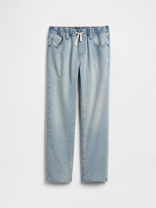 Image number 1 showing, Kids Pull-On Original Straight Sweatpant Jeans